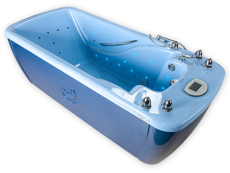 A wholebody bath tub with a compact shell. Available in standard equipment as Laguna, Laguna Plus, Laguna Bubble and Laguna Plus Bubble.
<h2>Main differences:</h2>
<ul>
 	<li>More internal space due to flat bottom and removed central tunnel.</li>
 	<li>Shorter by 25 cm, suitable for smaller space.</li>
</ul>